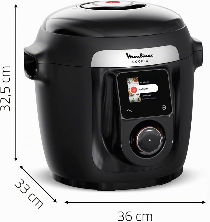 Moulinex Cookeo Wi-Fi 10-in-1 Multicooker 10-in-1 Multicooker 10 Kochmodi Druckkochen, detaillierte
