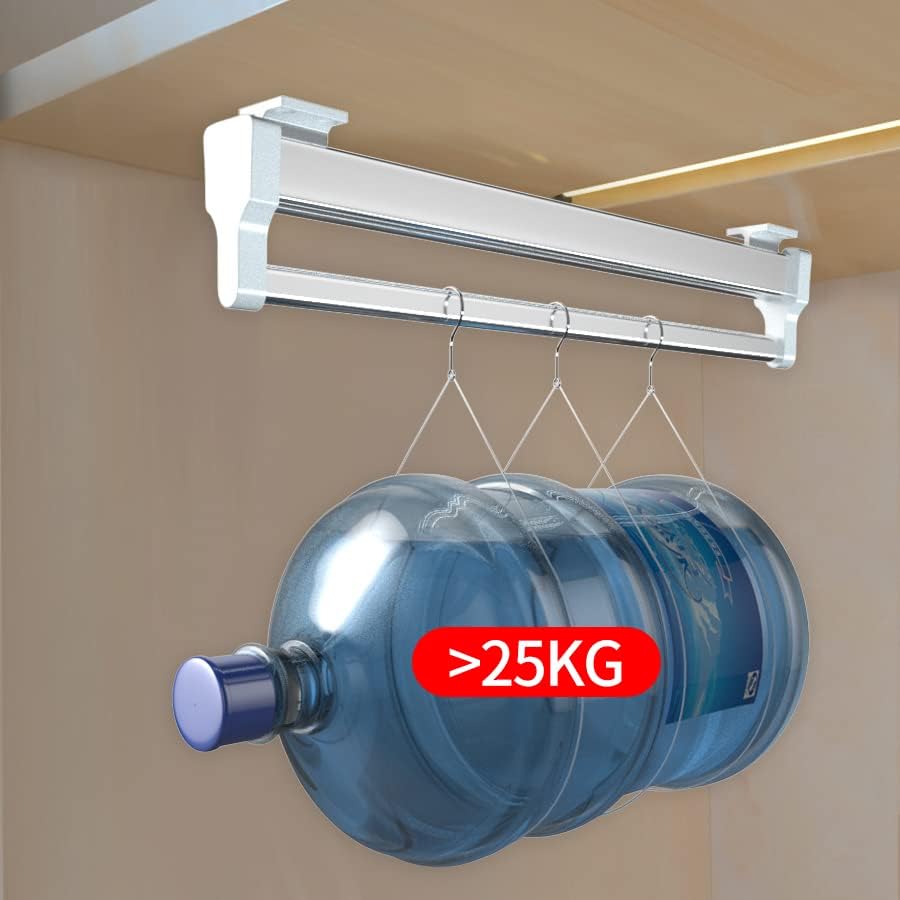 Kleiderschrank Kleiderstangen, 550 mm/21,65 Zoll Verstellbarer Ausziehbar Kleiderstangen, Hosenbügel