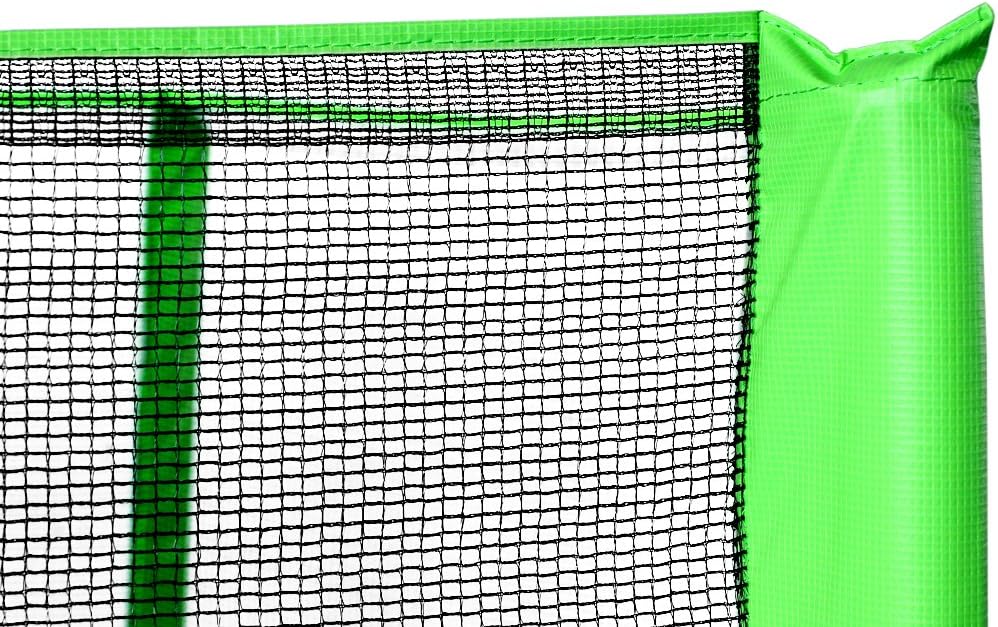 SixBros. SixJump 1,40 M Gartentrampolin versch. Farben Trampolin mit Sicherheitsnetz Grün, Grün