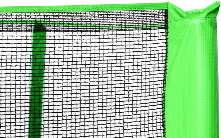 SixBros. SixJump 1,40 M Gartentrampolin versch. Farben Trampolin mit Sicherheitsnetz Grün, Grün