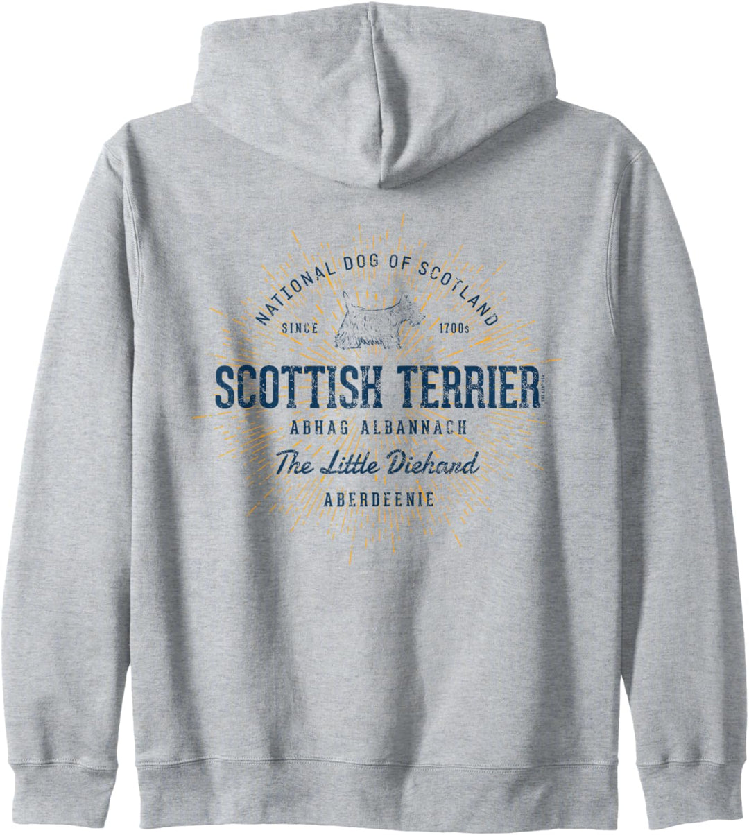 Scottish Terrier Vintage Scottish Terrier Kapuzenjacke