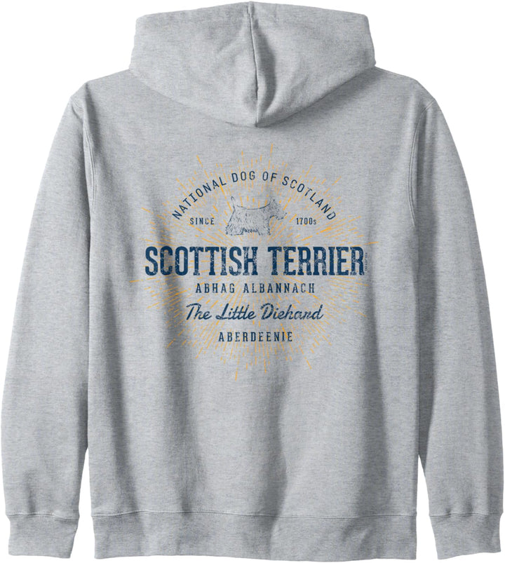 Scottish Terrier Vintage Scottish Terrier Kapuzenjacke