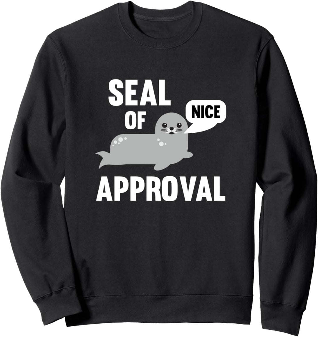 Seal Of Approval Gray Seal Halloween Costume Sweatshirt