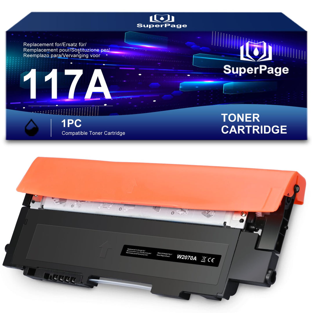 Superpage Toner Kompatibel für HP 117A W2070A für HP Color Laser MFP 179fwg 178nwg 179fnw 178nw 150n
