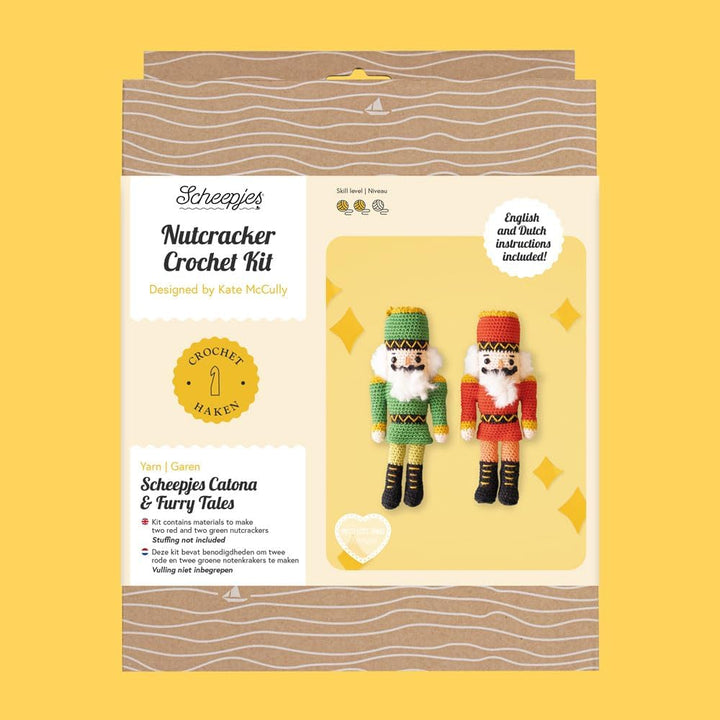 Scheepjes - Scheepjes Nussknacker Häkelset Catona und Furry Tales - 1 Set Nussknacker Catona und Fur