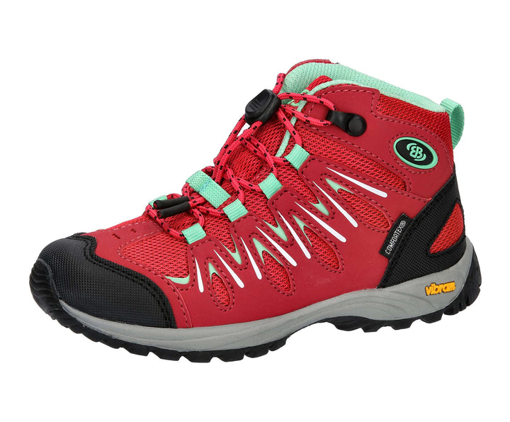 Brütting Mädchen Expedition Kids High Cross-Laufschuh 28 EU Pink Mintgrün Weiss, 28 EU Pink Mintgrün