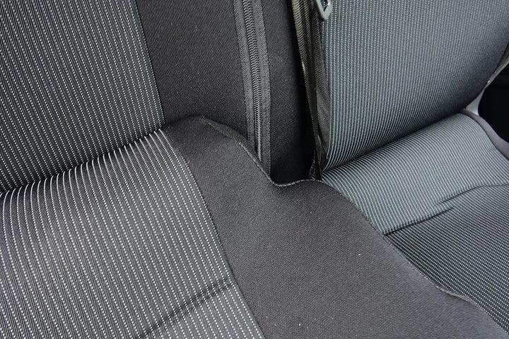 Passgenaue LUX Sitzbezüge passend für Trafic NV300 Vivaro Talento Massgeschneidert 1+2 (3-Sitzer), L