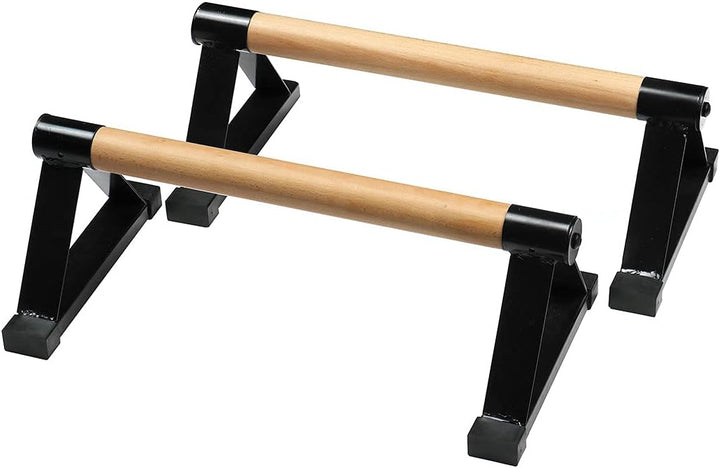 Holz-Parallettes, Liegestützstange aus Holz, Liegestütze, Liegestütz-Ständer, Muskeltraining, Fitnes