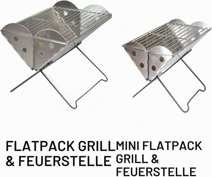 UCO Grill- und Feuerschale - Edelstahlgrill Grau S, Grau S