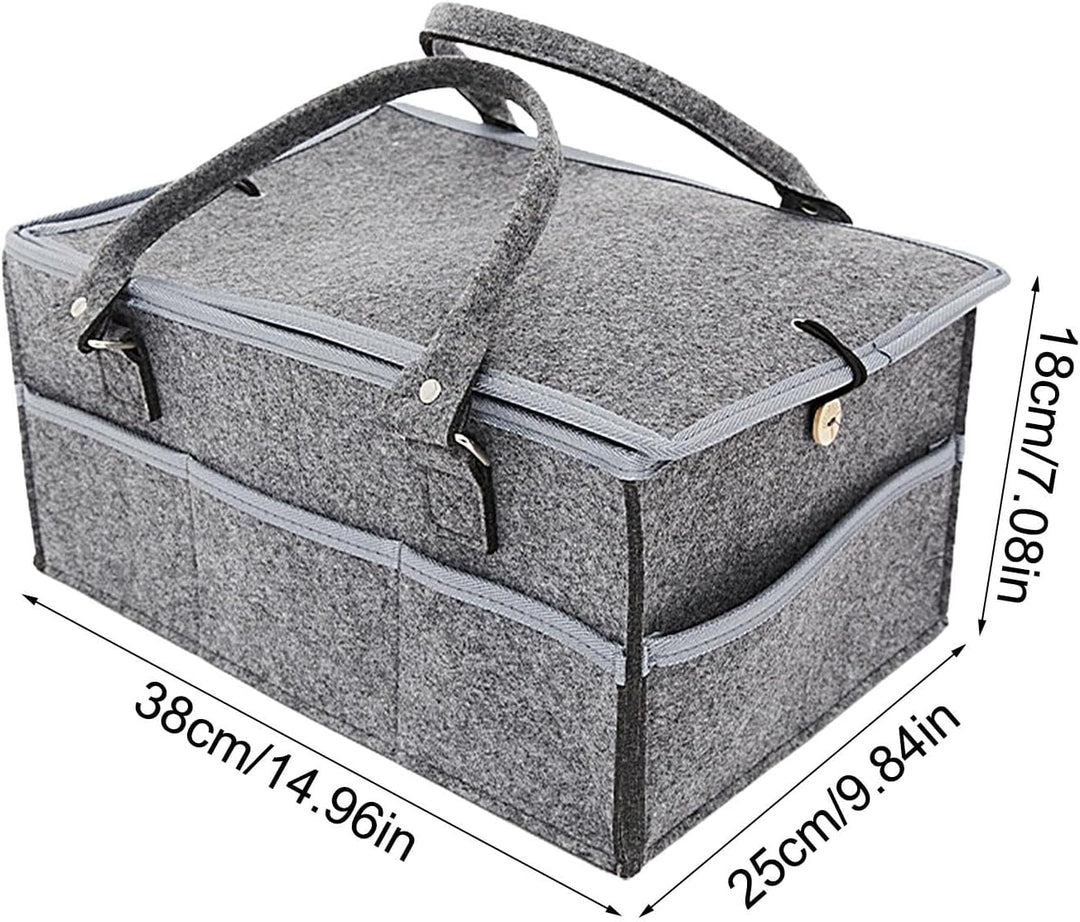 Generisch Baby-Wickeltasche, Windeltasche, Windel-Organizer aus Filz, Filz-Babywindel-Organizer, Kin