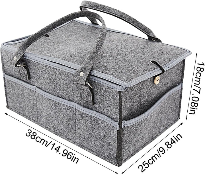 Generisch Baby-Wickeltasche, Windeltasche, Windel-Organizer aus Filz, Filz-Babywindel-Organizer, Kin
