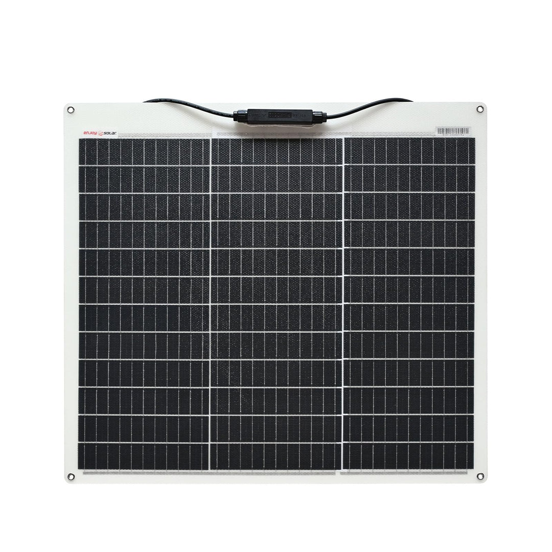 enjoy solar ETFE Marine Semiflexibles Solarmodul 50 W 12V PERC Zellen Solarpanel Marine Wohnmobil Ya