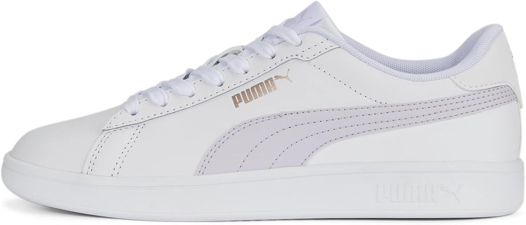 PUMA Unisex Smash 3.0 LSneaker 42 EU Puma White Spring Lavender Rose Gold, 42 EU Puma White Spring L