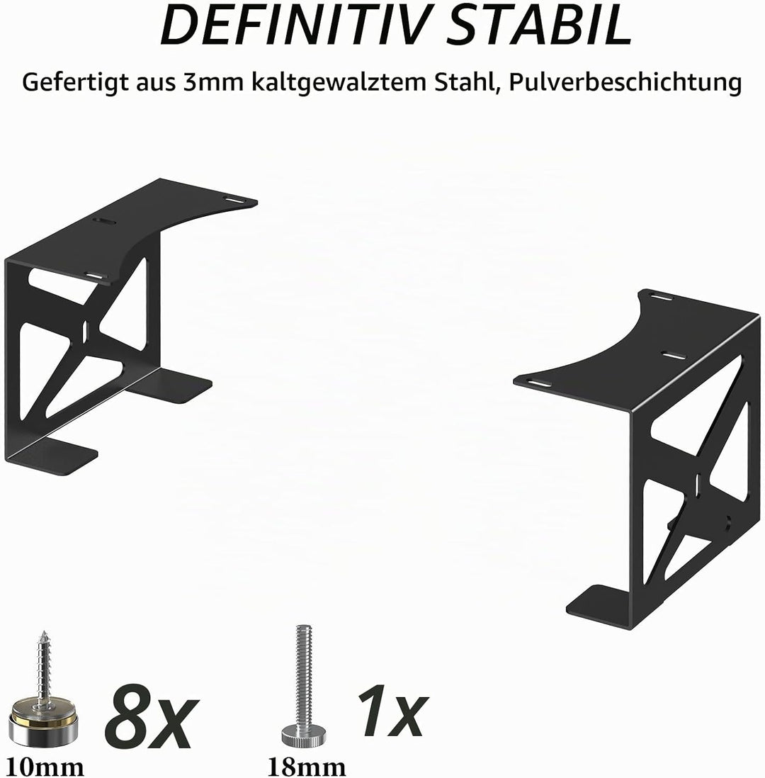 GEEKRIA Halterung für den Schreibtisch, kompatibel mit PlayStation 5 Konsolenständer, Aluminiumlegie