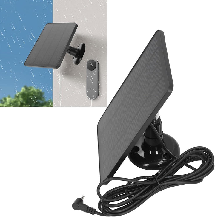 Solarpanel für Ring-Kamera, Kamera-Solarpanel-Ladegerät für Ring Stick Up Cam-Akku und Spotlight Cam