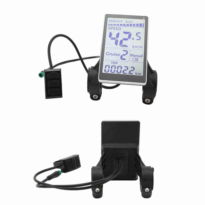 Alomejor Wasserdichtes LCD-Display f¨¹r Elektrofahrr?der, Ersatzpanel f¨¹r Scooter, 500C-kompatibel,