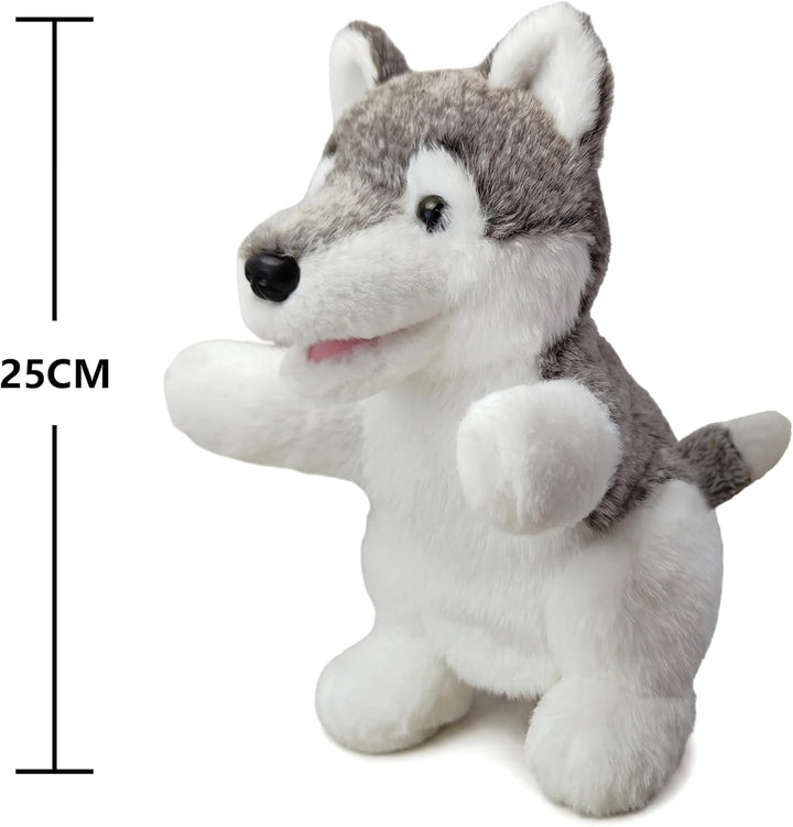 2026 Tierhandpuppen für Kinder,Kleinkind enthält Wolf,Tiger,Löwe,AFFE und bewegliche offene Münder,p