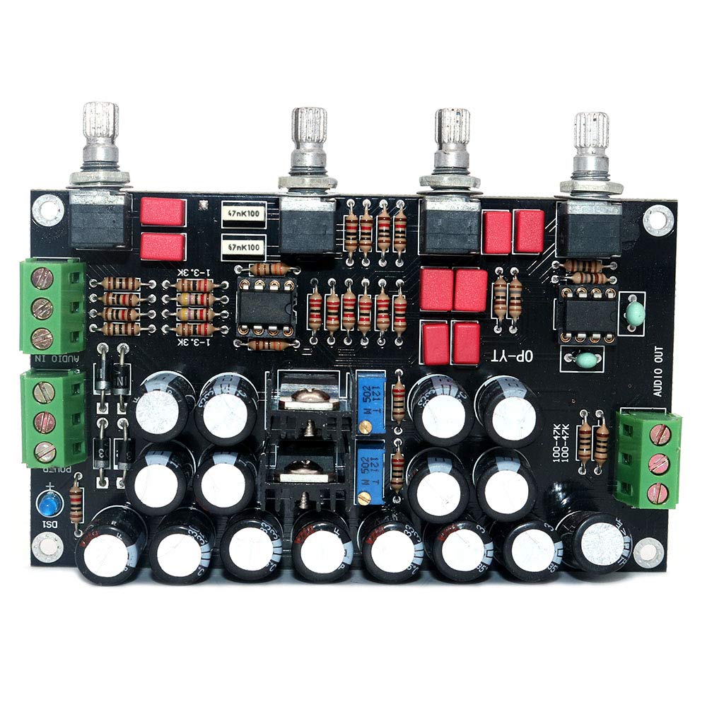 DollaTek HIFI Verstärker Audio OPA2604 + AD827 OPAMP 5532 LM337 LM317 Vorverstärker Vorverstärker La