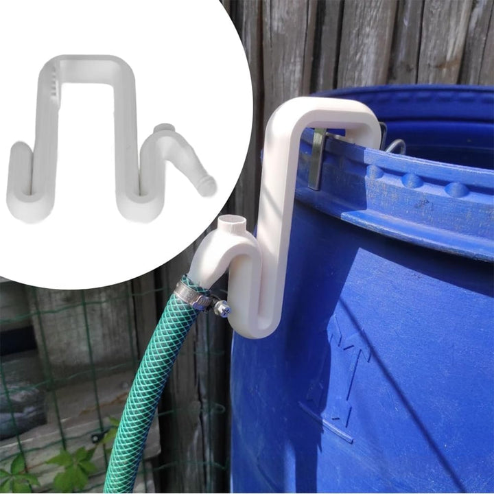Eimer No-Drill für Wasserablaufschlauch Regenfässer Überlaufrohr mit Fallrohr für Wassertanks A