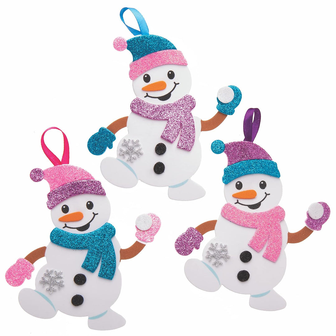 Baker Ross AX460 Schneebedeckter Igel Mix & Match Deko Bastelset Für Kinder - 5 Stück, Kreativsets U
