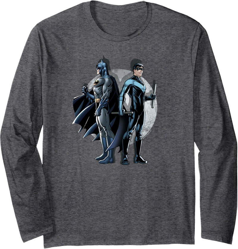 Batman and Nightwing Spotlight Langarmshirt