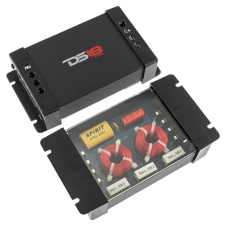 DS18 PRO-CFX 2-Wege-Autoradio-Passiv-Frequenzweiche, ideal für Hochtöner und Mitteltöner – Leistung