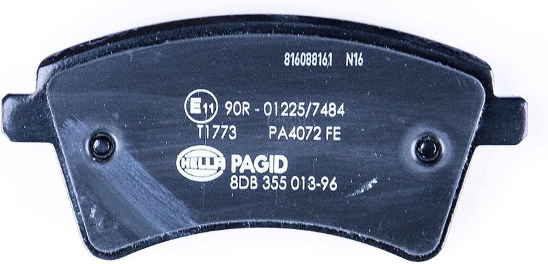 HELLA PAGID 8DB 355 013-961 Bremsbelagsatz - T1773 - Dicke/Stärke: 18.7mm - Bremssystem: TRW - nicht