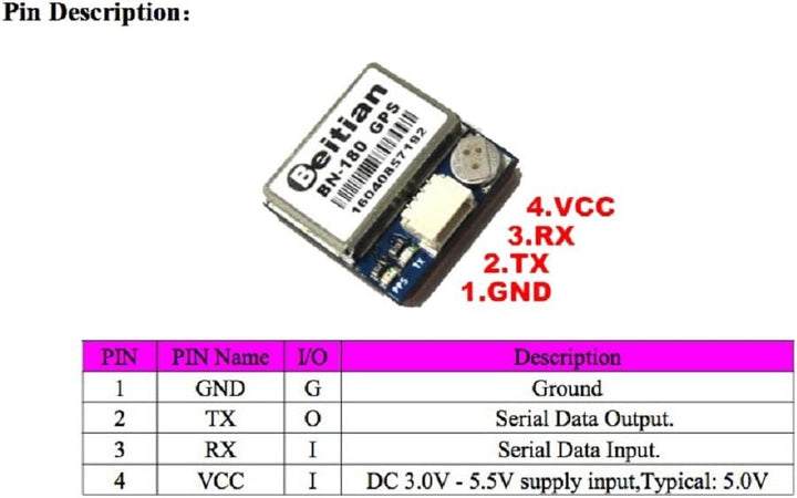 BN-180 GPS Modul UART TTL Dual Glonass GPS Auto Navigation + GPS Antenne für Arduino Raspberry Pi Pi