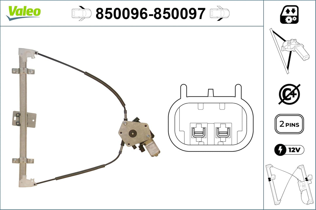 Valeo Fensterheber 850096