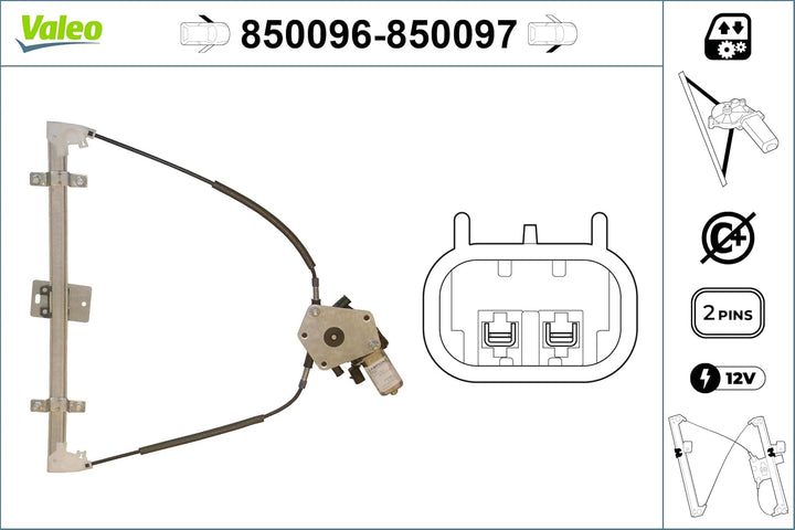Valeo Fensterheber 850096
