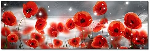 murando Acrylglasbild Blumen 120x40 cm 1 Teile Wandbild auf Acryl Glas Bilder Kunstdruck Moderne Wan