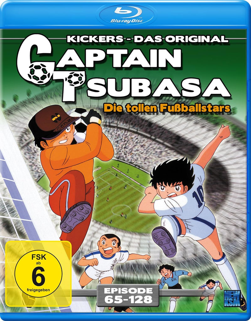 Captain Tsubasa: Die tollen Fussballstars - Volume 2 (Episoden 65-128) [Blu-ray], Blu-ray