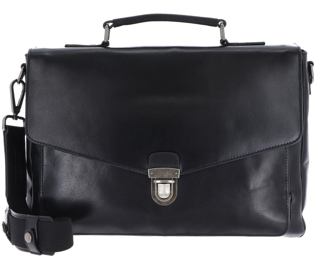 Leonhard Heyden Roma Aktentasche Leder 39 cm Laptopfach