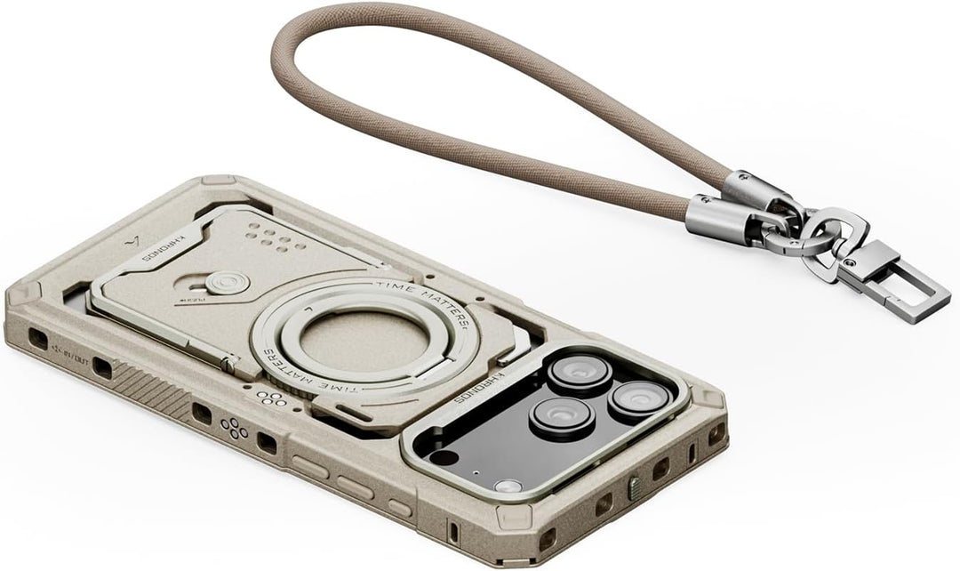 TILTA Khronos iPhone 17 Pro Max Hülle, Handyhalterung kompatibel mit iPhone 17 Pro Max mit Handyband