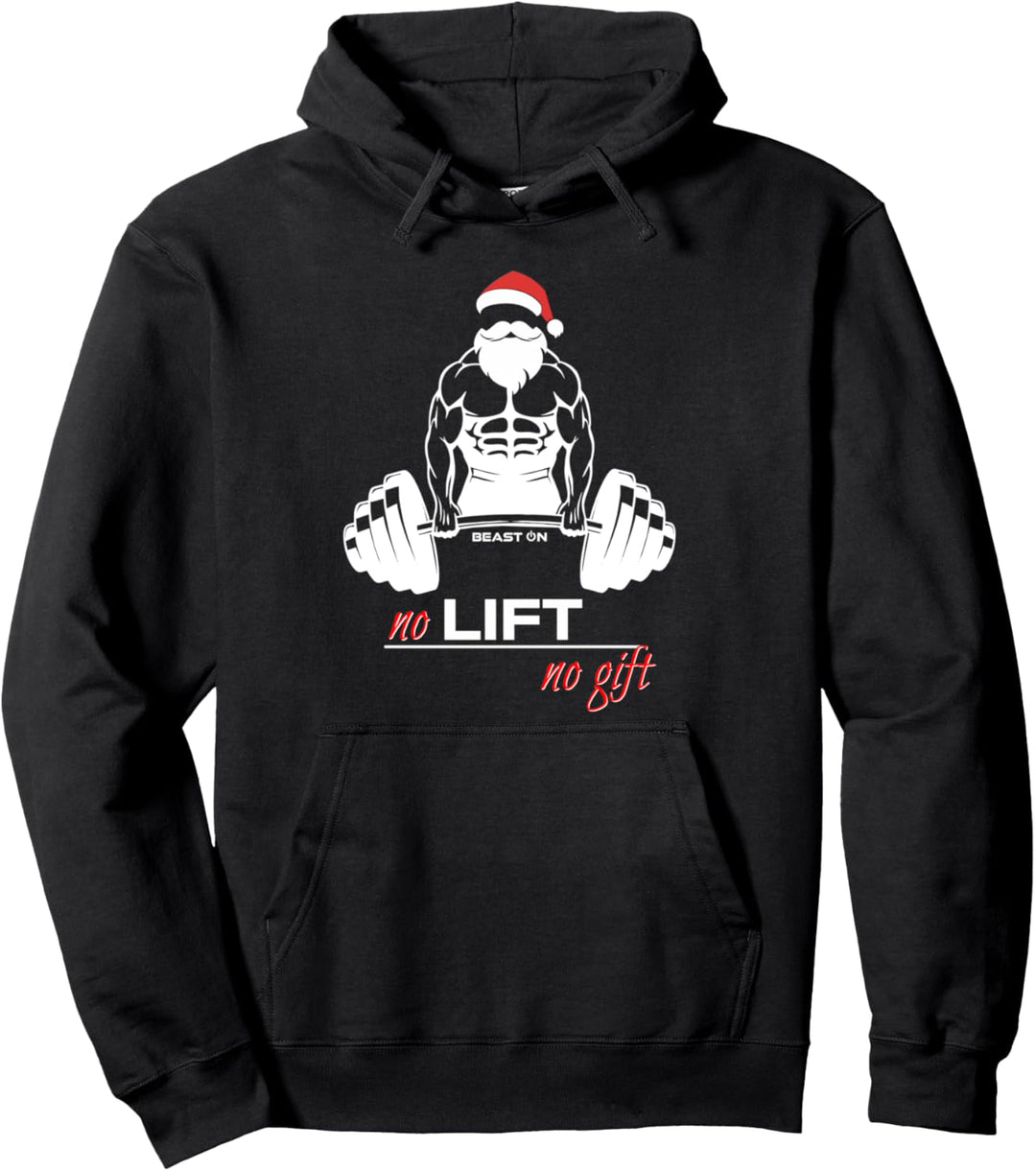 No Lift Lustige Gym Weihnachten Sprüche Fitness Motivation Pullover Hoodie