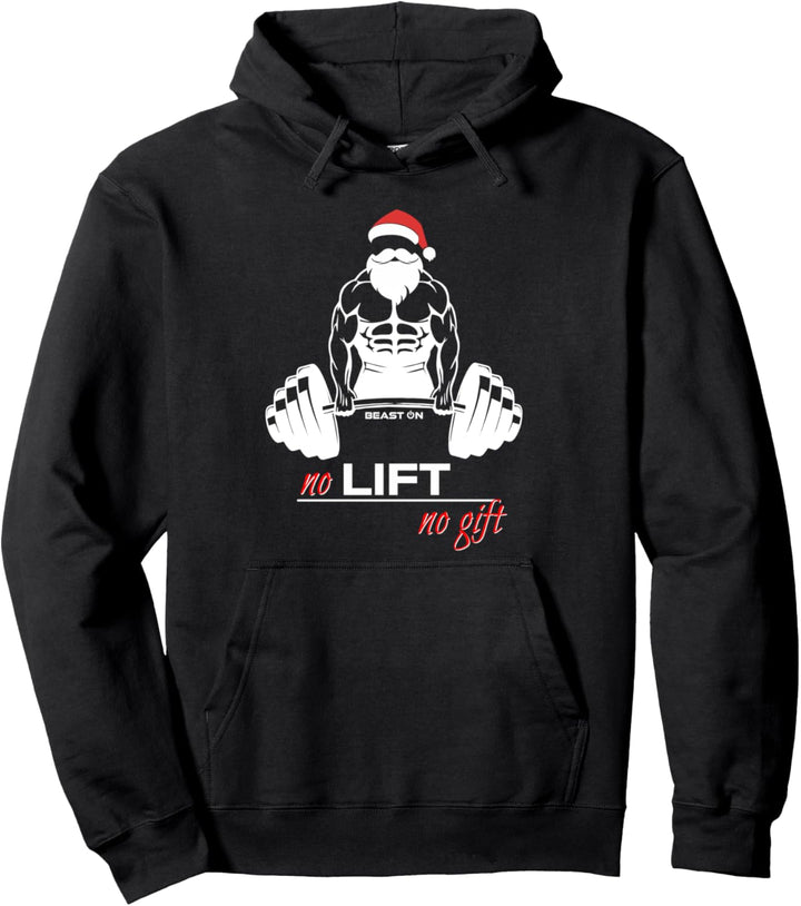 No Lift Lustige Gym Weihnachten Sprüche Fitness Motivation Pullover Hoodie