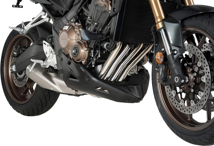 Bugspoiler Puig Honda CB 650 F 2014-2015 schwarz matt Motorspoiler Mattschwarz, Mattschwarz