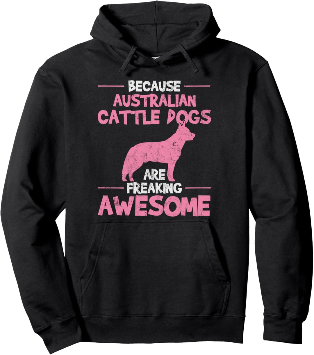 Australian Cattle Dog Vintage Pullover Hoodie