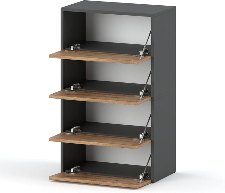 MRBLS Schuhschrank für den Flur | Schuhregal modular | Schrank mit Platz zum Aufbewahren von Schuhen