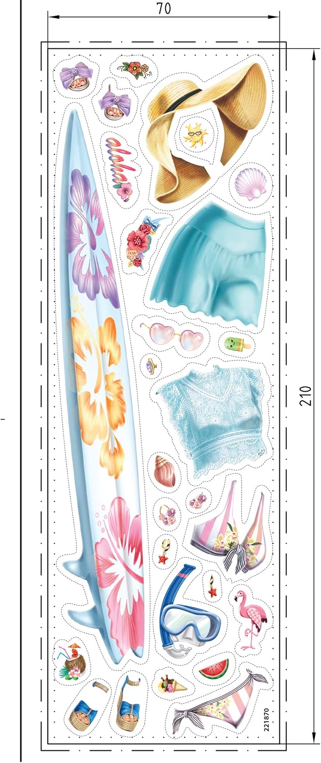 Ravensburger 18126 1 Fashion Designer Style Book Magie Sommer Kreatives Spiel, Mehrfarbig