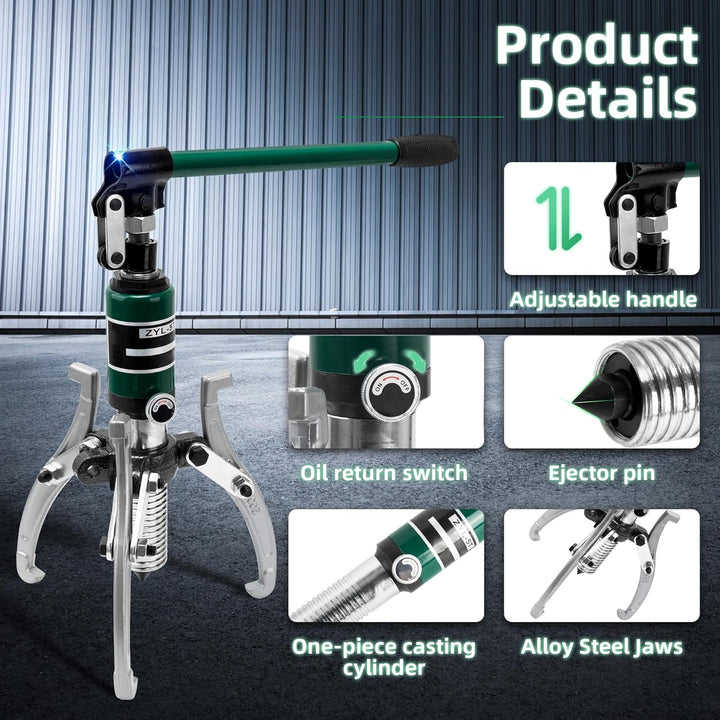 Hydraulischer Lagerabzieher Integral 5T, Hydraulic Puller Kit für Naben/Flansche/Zahnräder/Lager (5