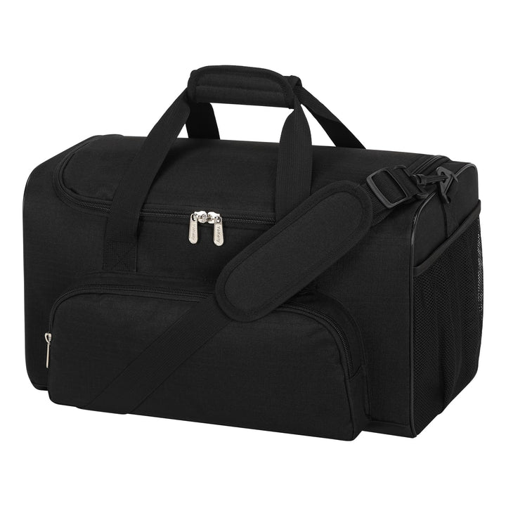 ZZY Kleine Sporttasche Herren 25L, Reisetasche Klein, Schwarz | 43x22x25cm, Mehreren Fächern, für Gy