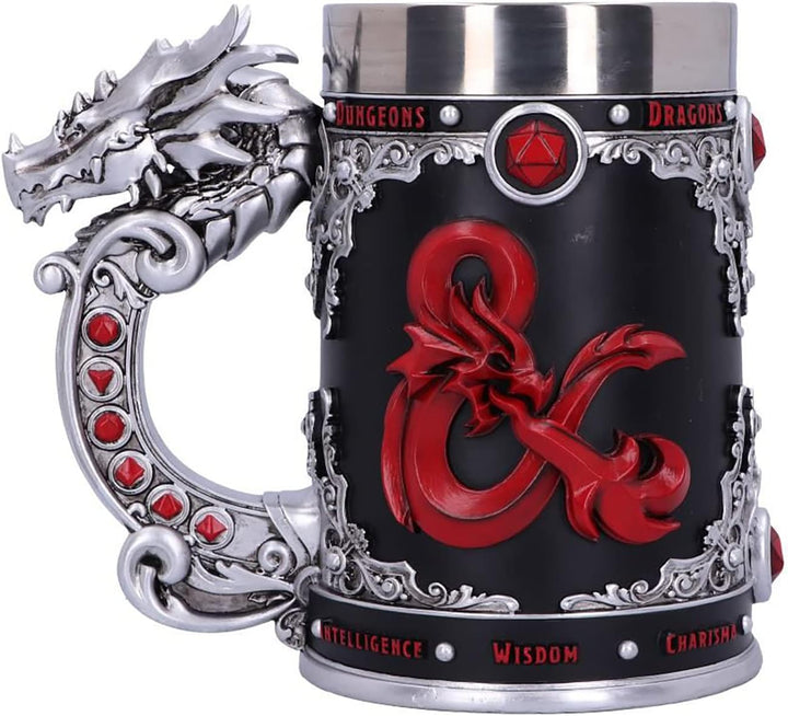 Nemesis Now Dungeons & Dragons Fantasy Rollenspiel Stanzschablone D20, Schwarz, 1.25 picometer