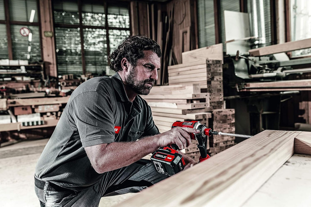 Flex Akku-Bohrschrauber DD 4G 18.0-EC ( 4-Gang Bohrschrauber, 18V, 2,5 / 5 Ah, 64 / 135 Nm, Bohrfutt