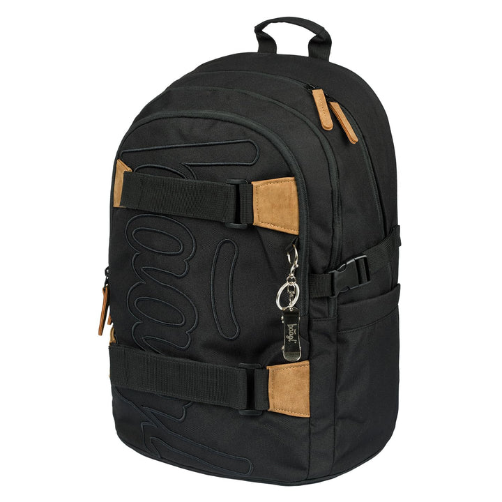 Baagl Schulrucksack für Jungen Mädchen Teenager - Skateboard Rucksack - Kinderrucksack mit Laptopfac