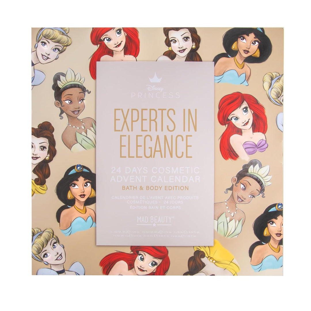 MAD Beauty – Disney Princess Adventskalender mit 24 Make up & Kosmetik Produkten, Wellness Adventska