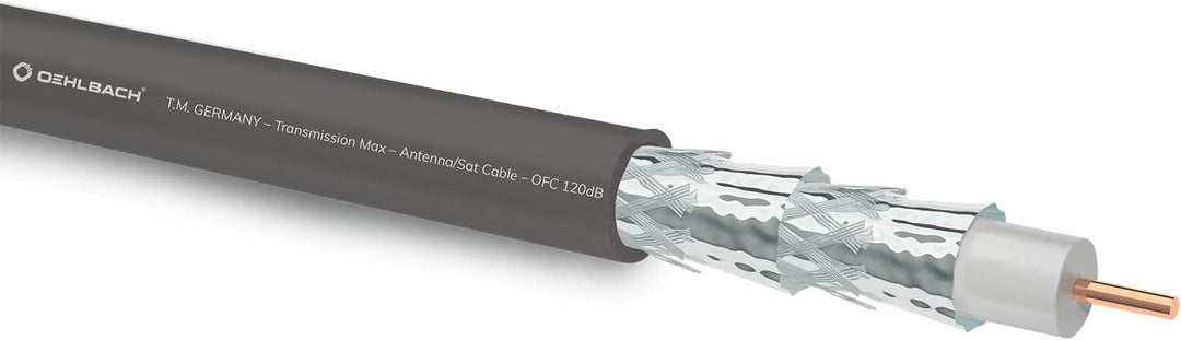 OEHLBACH Transmission Shift S-90 HD Satellitenkabel 90 Grad gewinkelt (Made in Germany- 4K UltraHD F