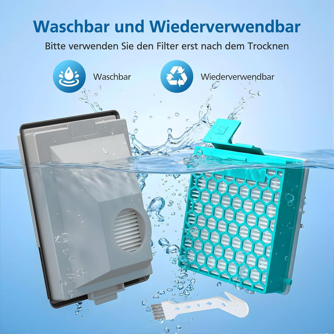 CX1 Ersatzfilter Kompatibel mit dem Miele Boost CX1 Allergy Active Staubsauger, Ersetzt SF-HY 60 & C