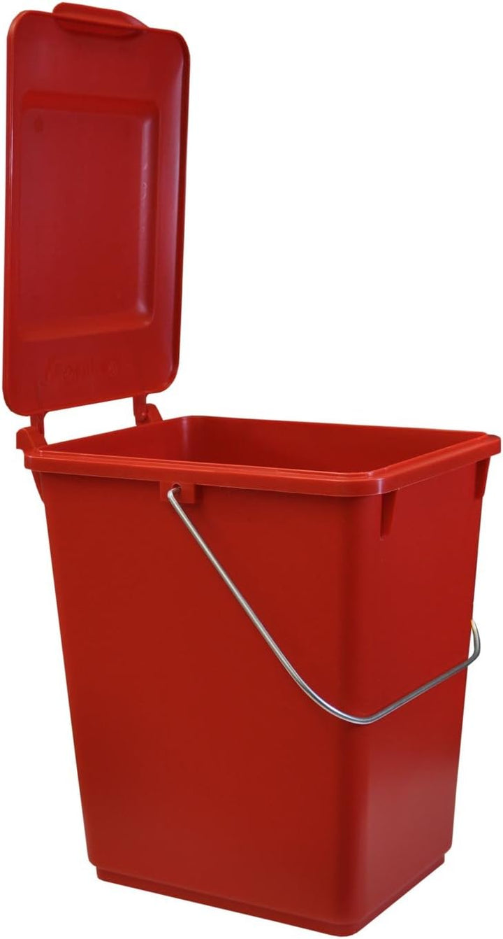 SULO Bio Boy 10 Liter mit Deckel und Henkel – Geruchsdicht und leicht Abwaschbar – Als Bio Mülleimer