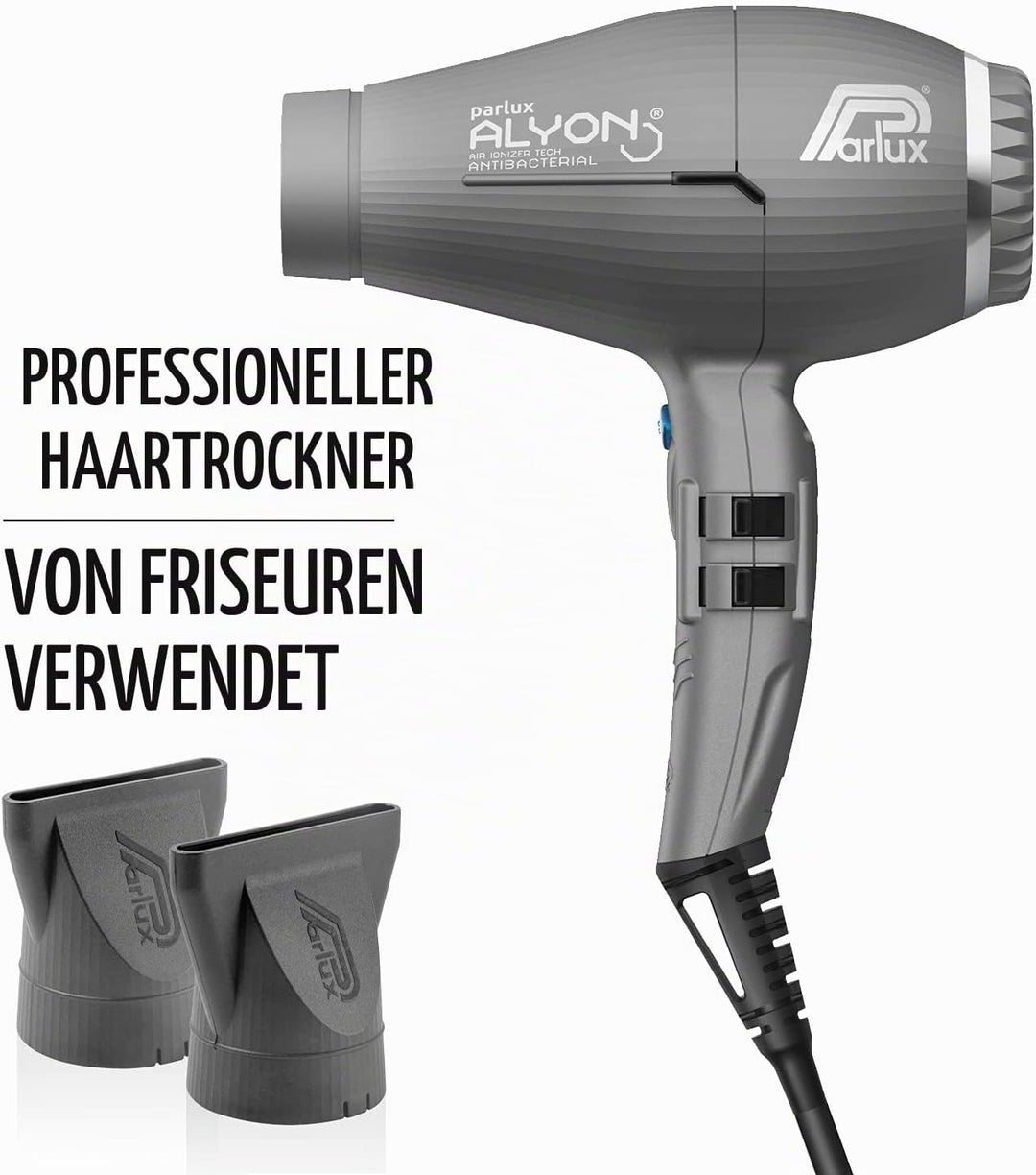 Parlux Alyon Ionic graphit Graffite Matt, Graffite Matt